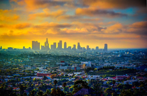 The colors of Autumn sunrise in LA-Albert Valles, Photographer