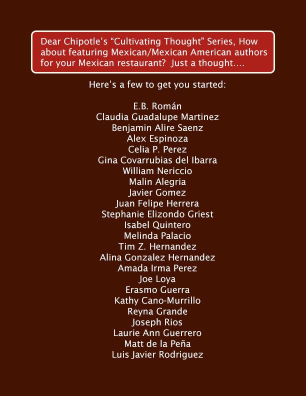 Michele Serros List of Latina/o writers