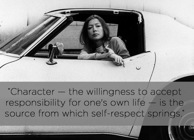 On Character by Joan Didion, photo by Buzzfeed