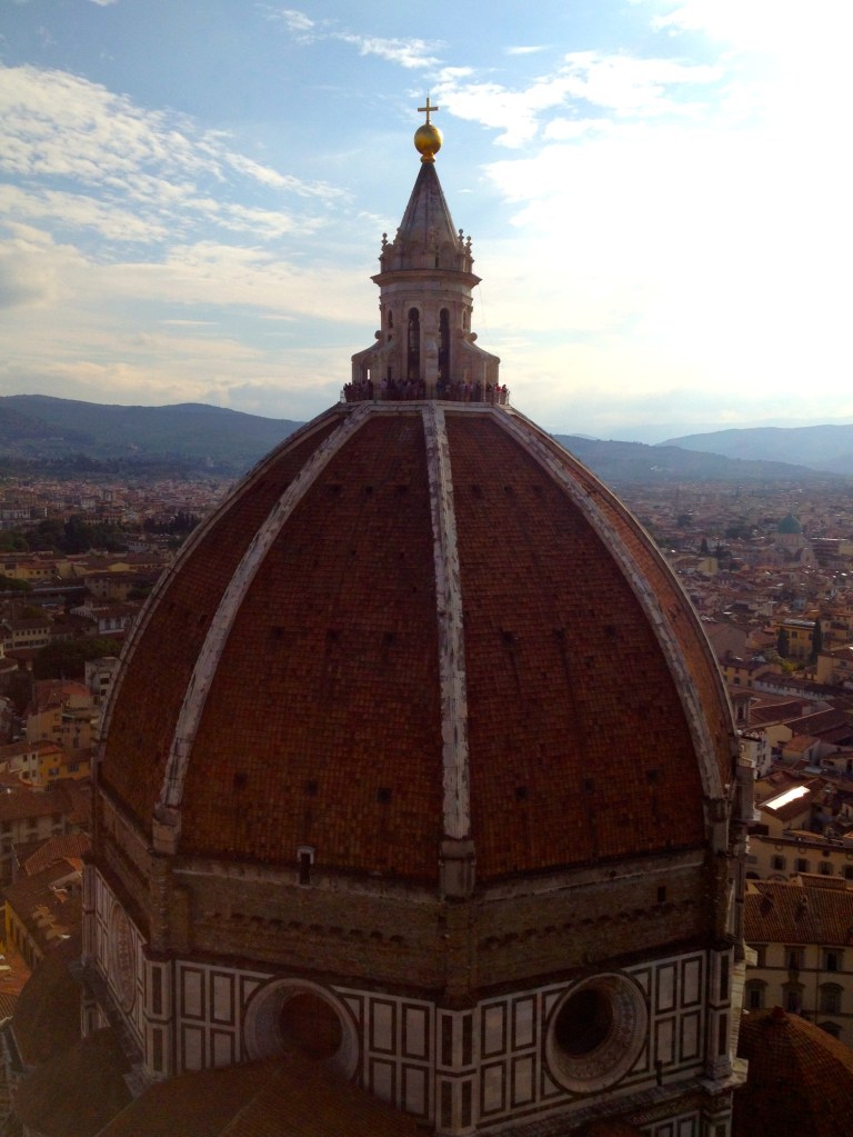Only 414 steps to top for this view of Florence's Duomo
