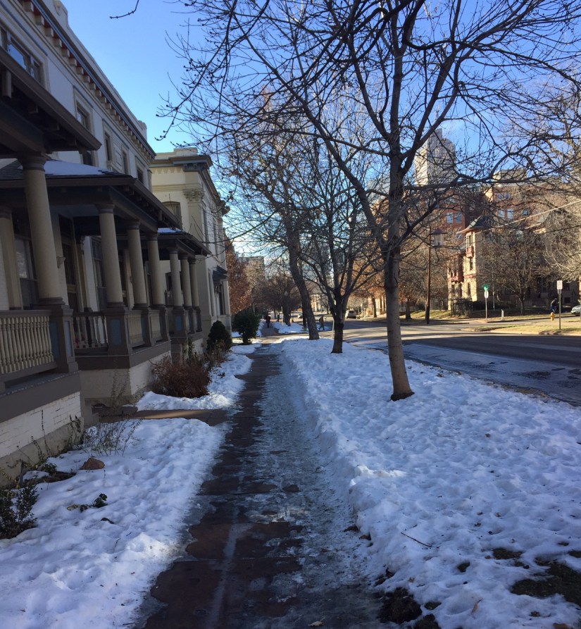 Capitol Hill neighborhood street, Denver