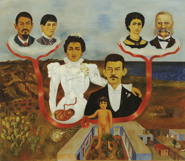 Family Tree by Frida Kahlo, photograph by Libby Rosoff, flickr.com cc