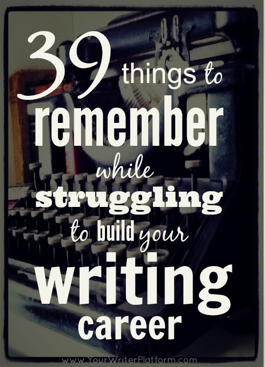 writing tips to build your writing career