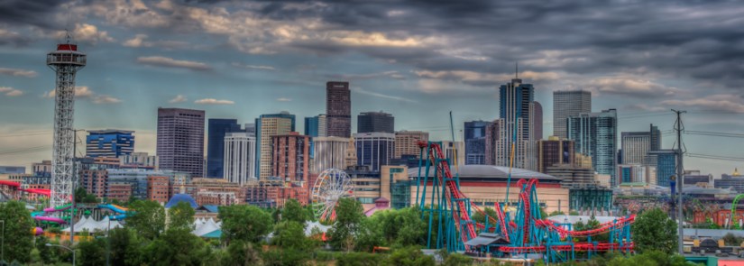 Panoramic view of Denver Skyline