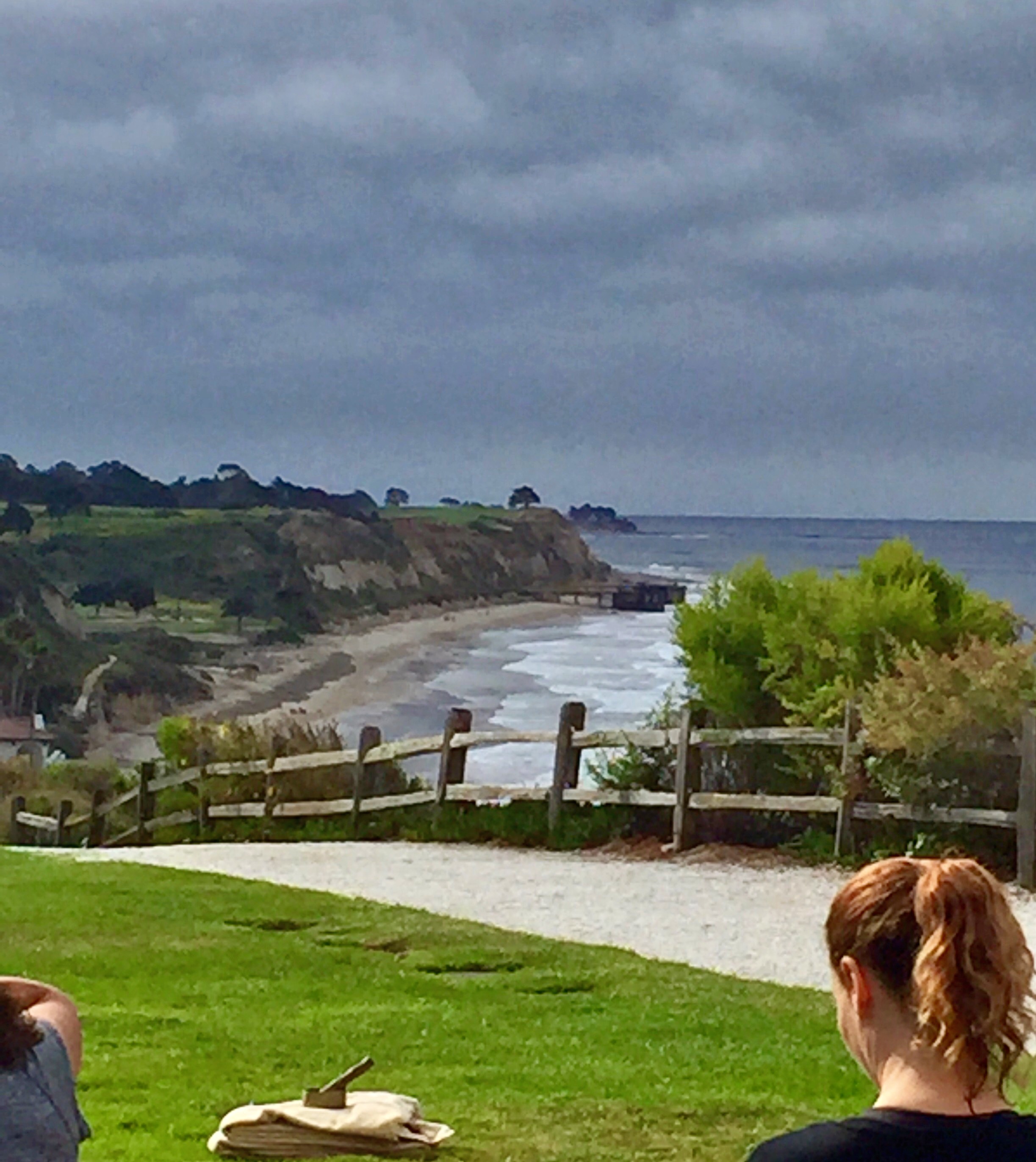 Meditation by the beach, Santa Barbara, CA