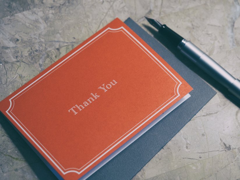 thank you card
